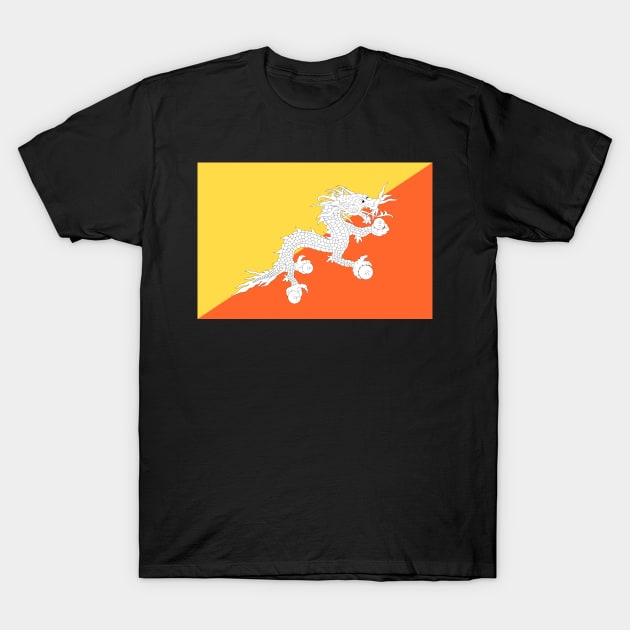 Bhutan T-Shirt by Wickedcartoons